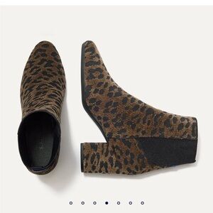 Rothy’s reVelvet high Classic Boot in Cheetah